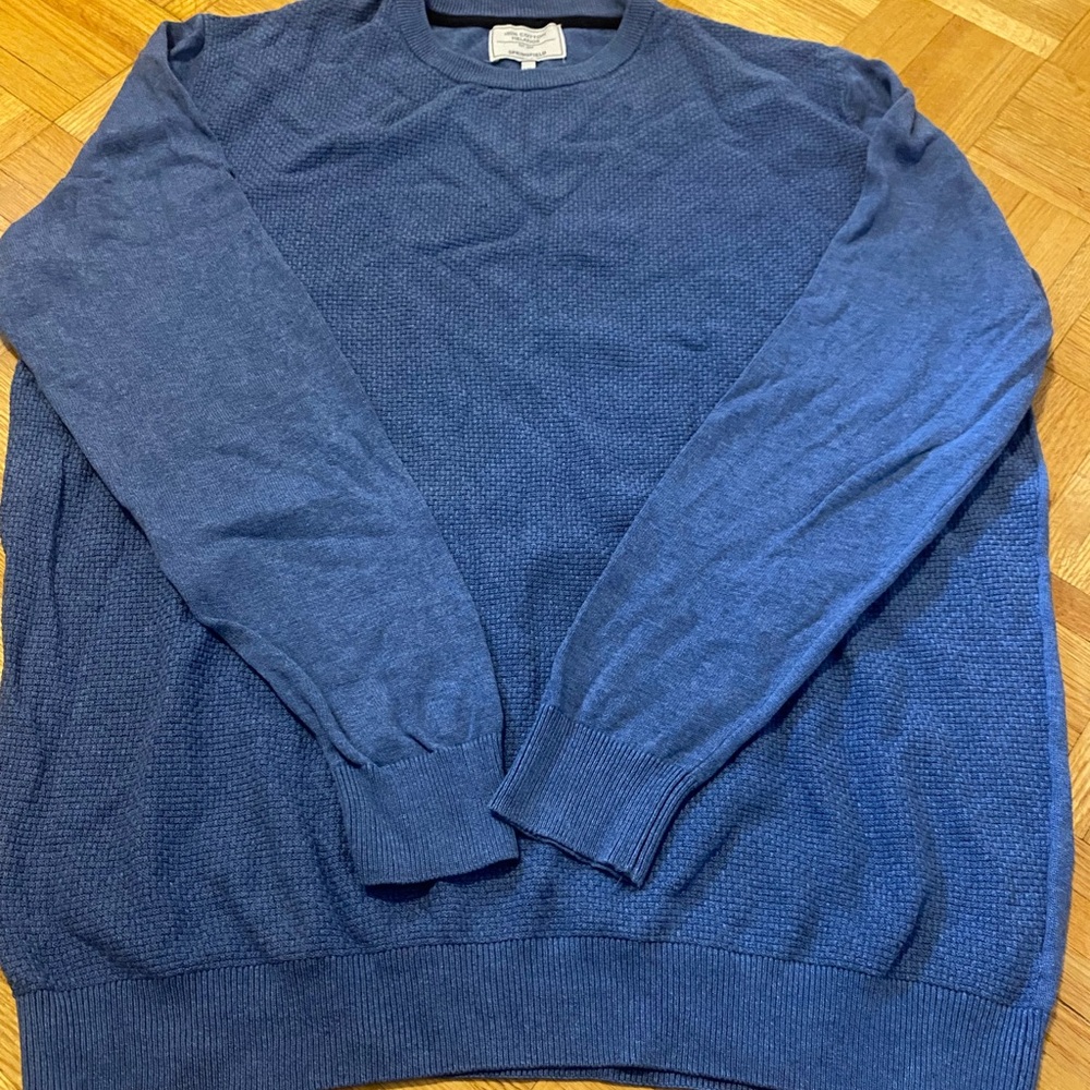 Classic Blue Crewneck Sweater
